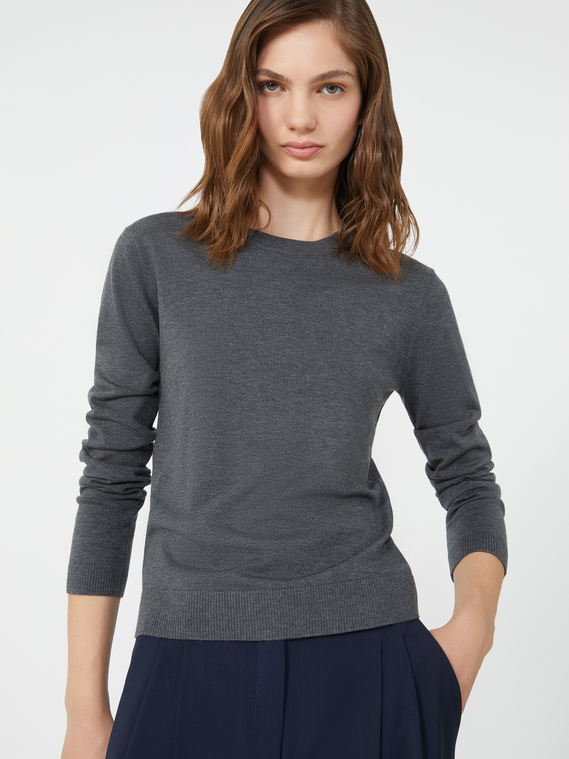 SICILIA Silk and wool yarn jumper - 5