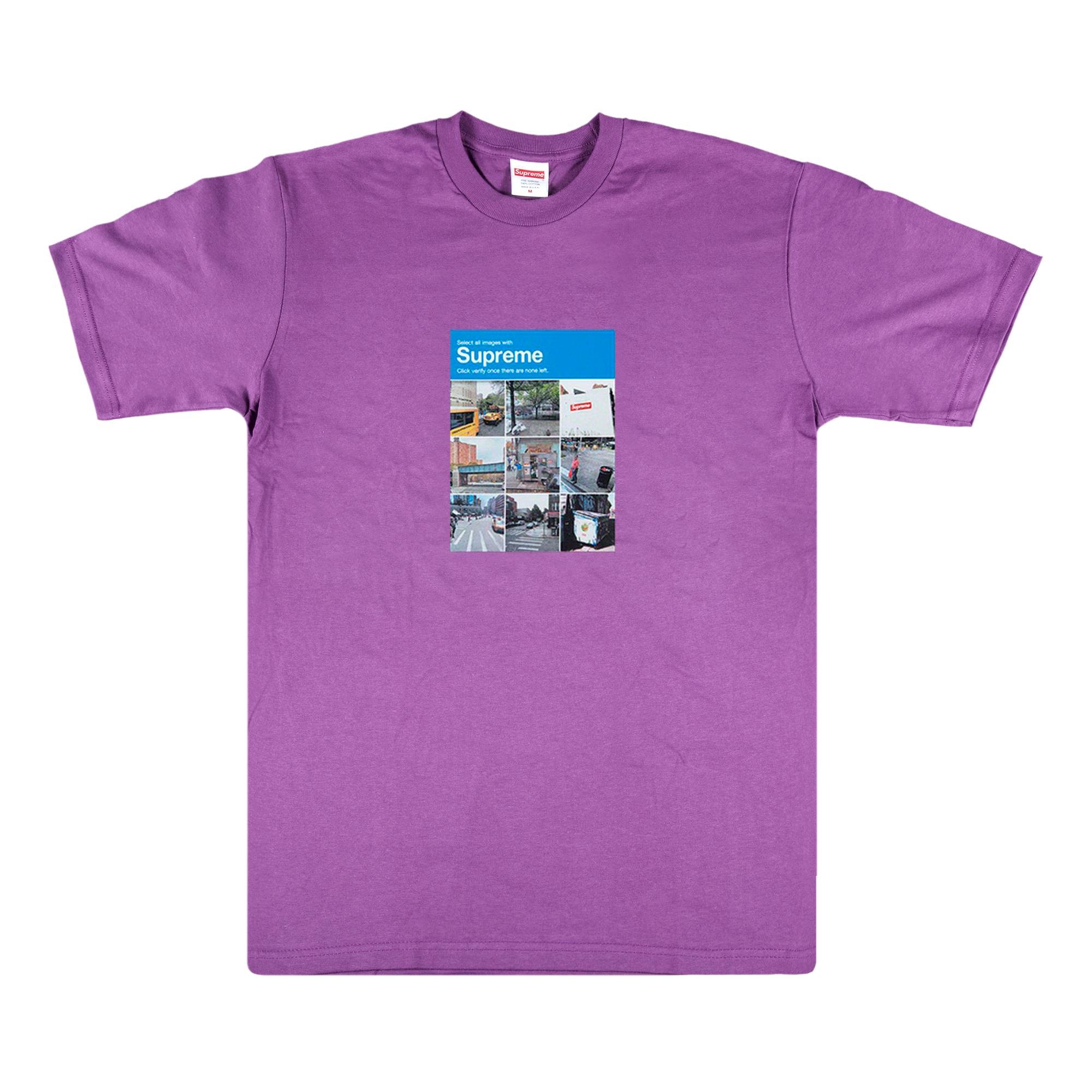 Supreme Verify Tee 'Purple' - 1