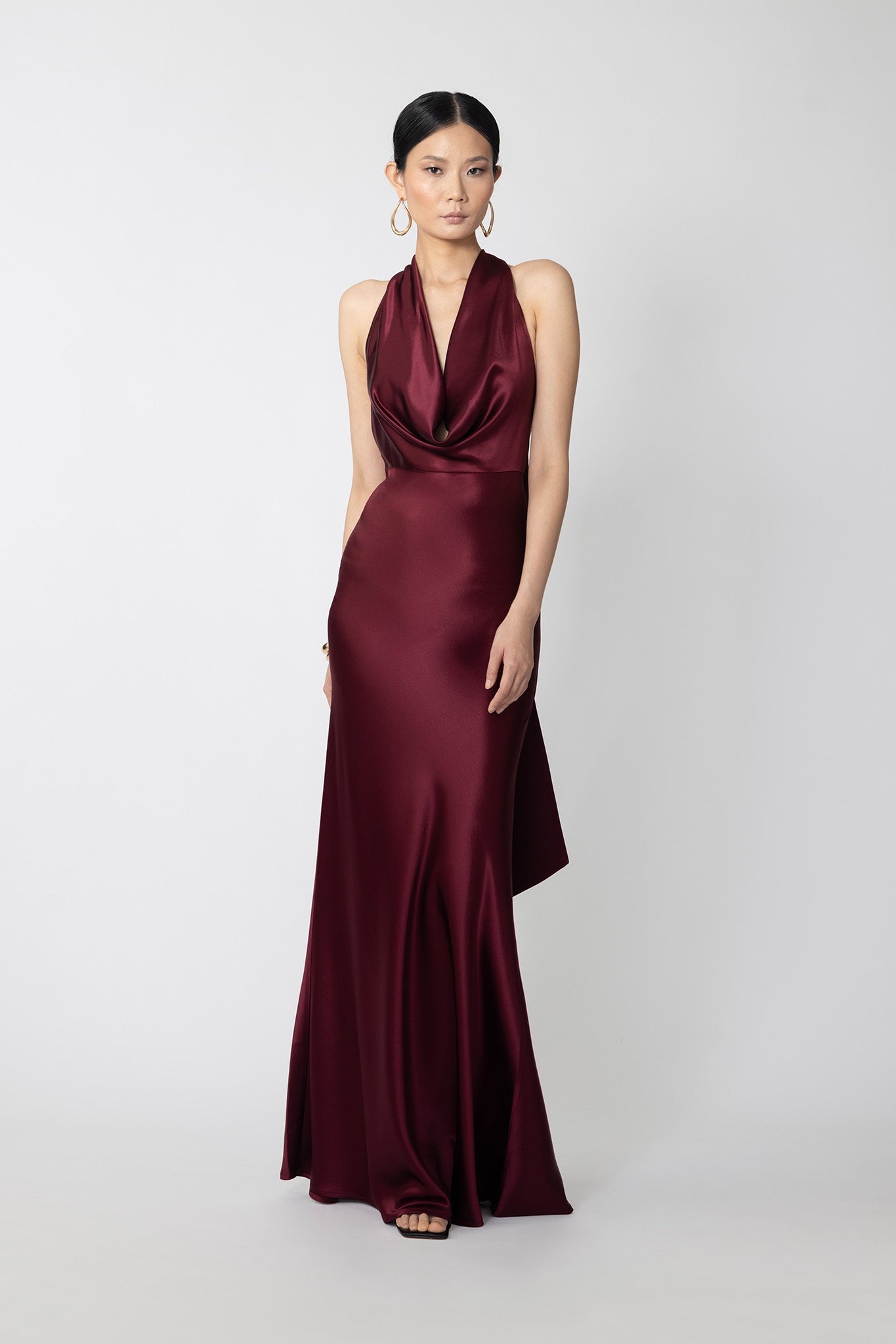 PEARL SATIN GOWN - 2