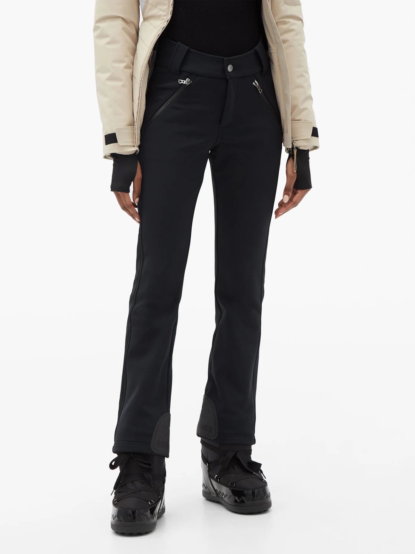 Haze high-rise soft-shell bootcut ski trousers - 5