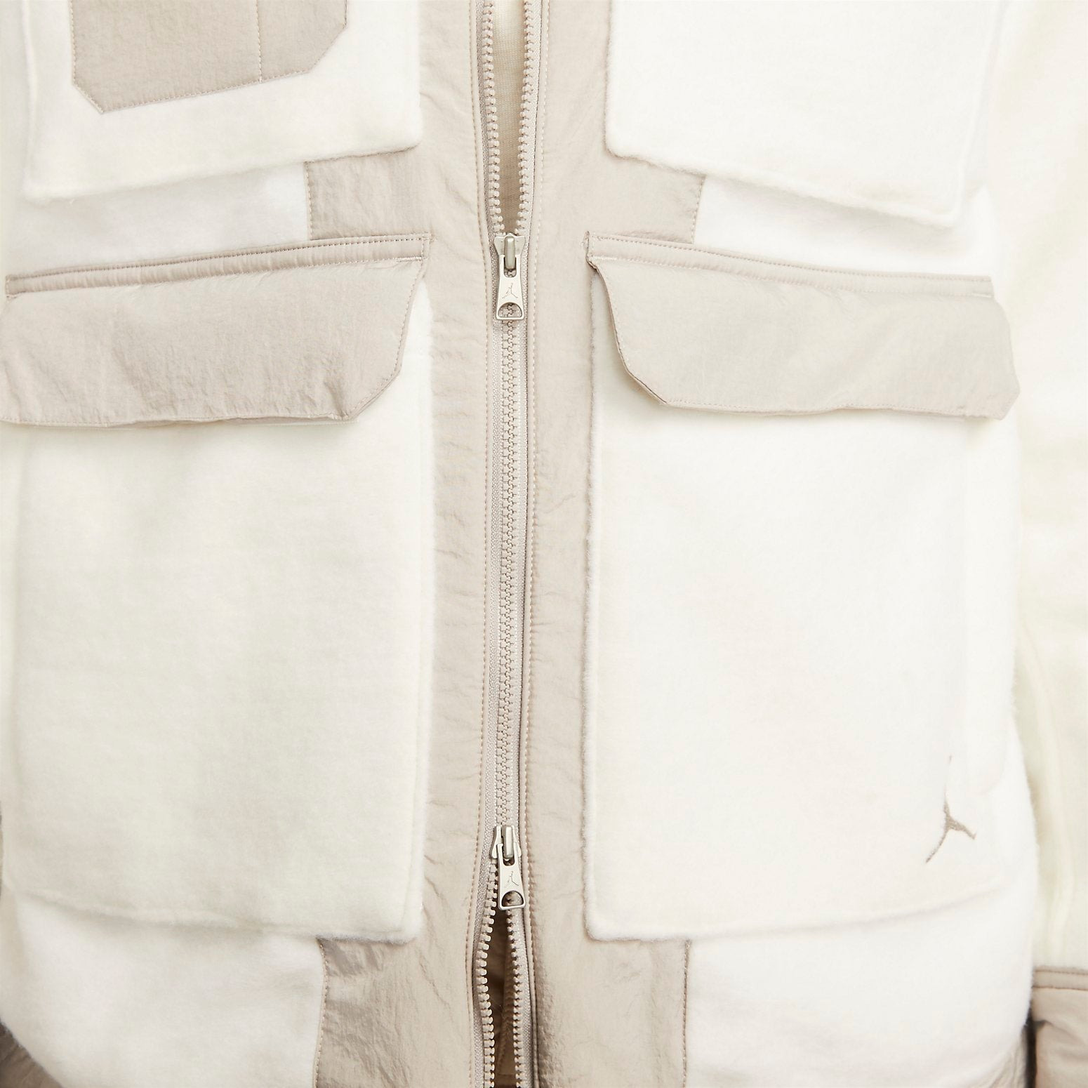 (WMNS) Air Jordan Cozy Full Zip Sports Jacket 'White' DJ2722-121 - 3