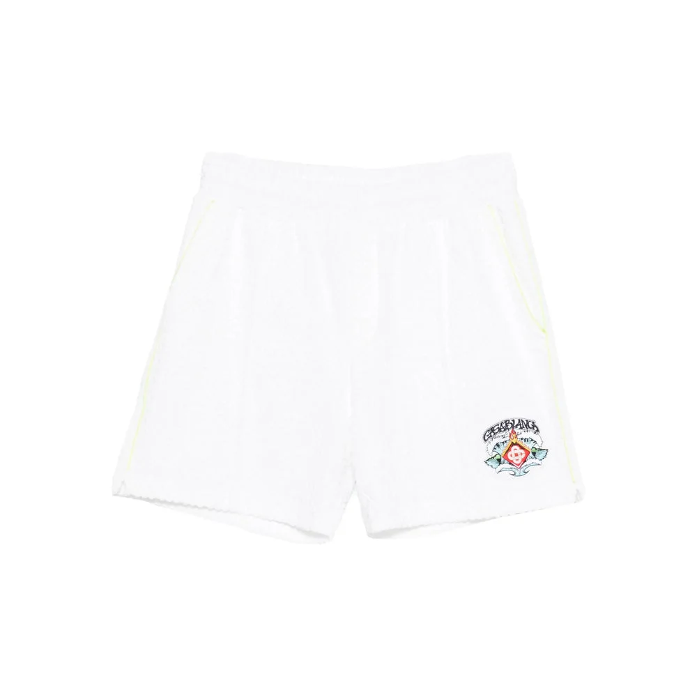 Casablanca White Shorts - Bermuda Shorts Men - 1