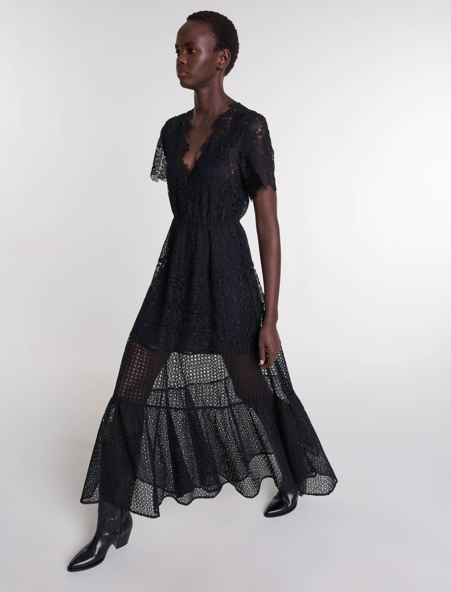 Lace maxi dress - 7