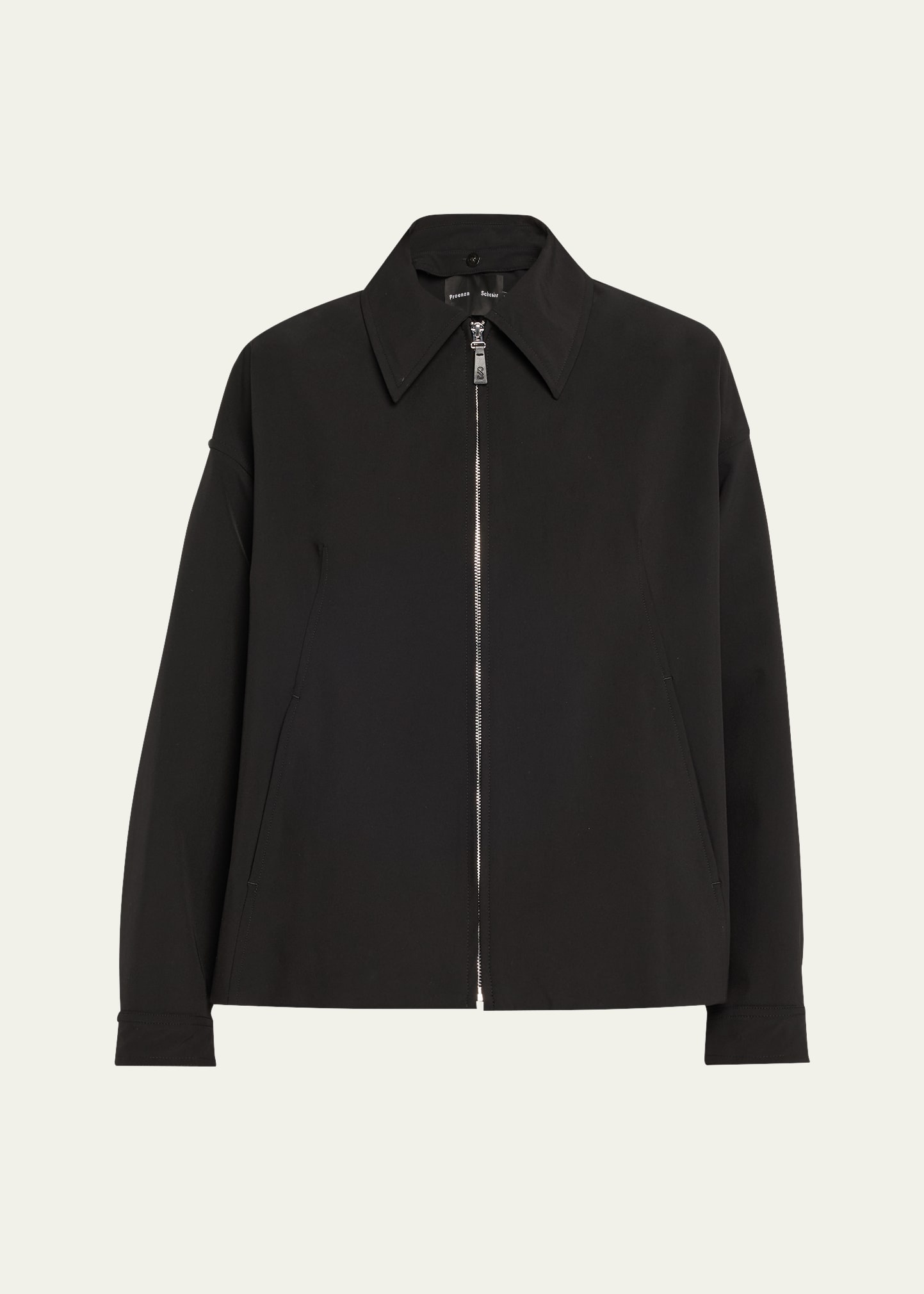 Sibyl Zip Front Stretch Nylon Jacket - 1