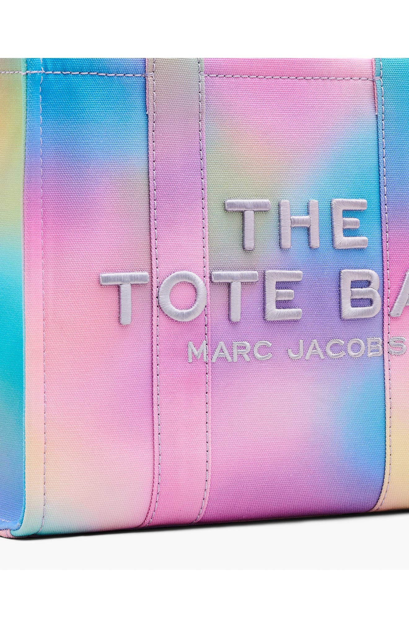 Marc Jacobs The Airbrush Canvas Medium Tote Bag in Blue Multi at Nordstrom - 7