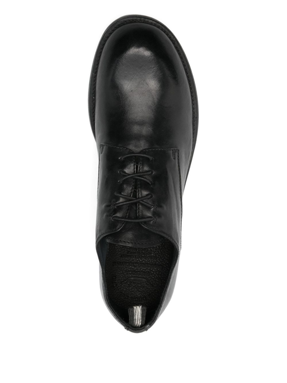 lace-up leather derby shoes - 4