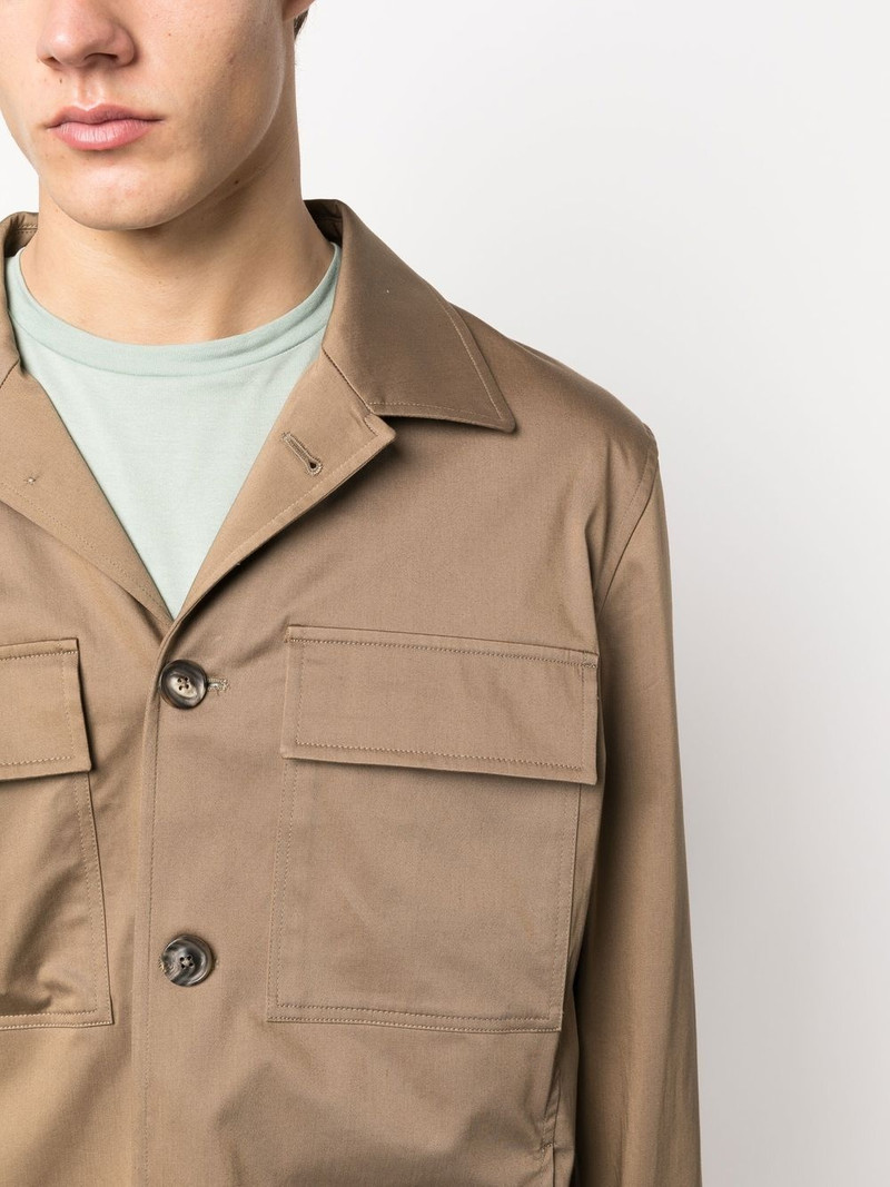 long-sleeve stretch-cotton shirt 5