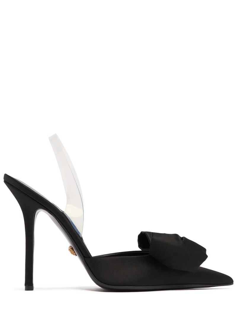 110mm Satin slingback heels - 1