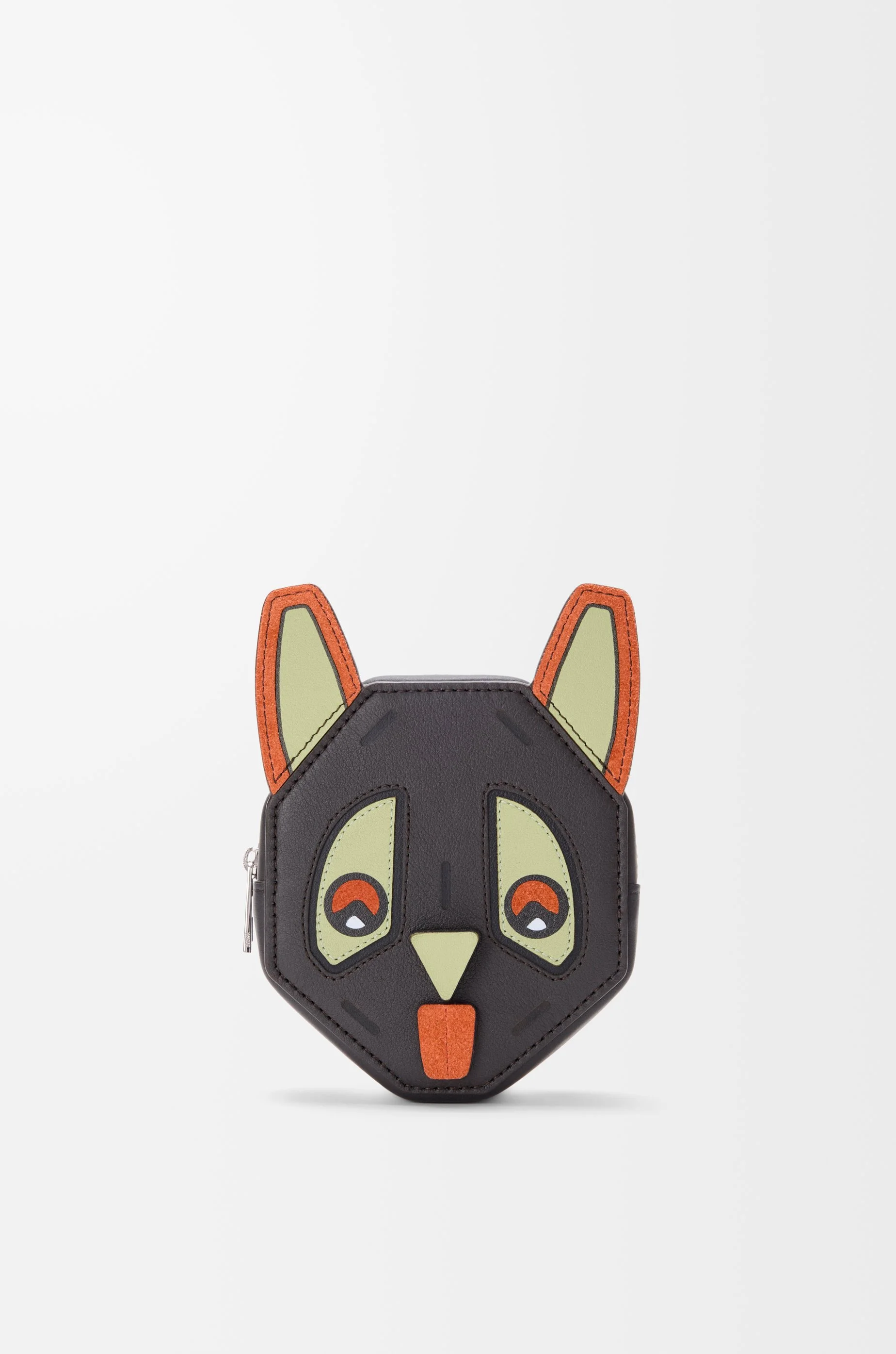 Futurist Cat coincase in classic calfskin - 1