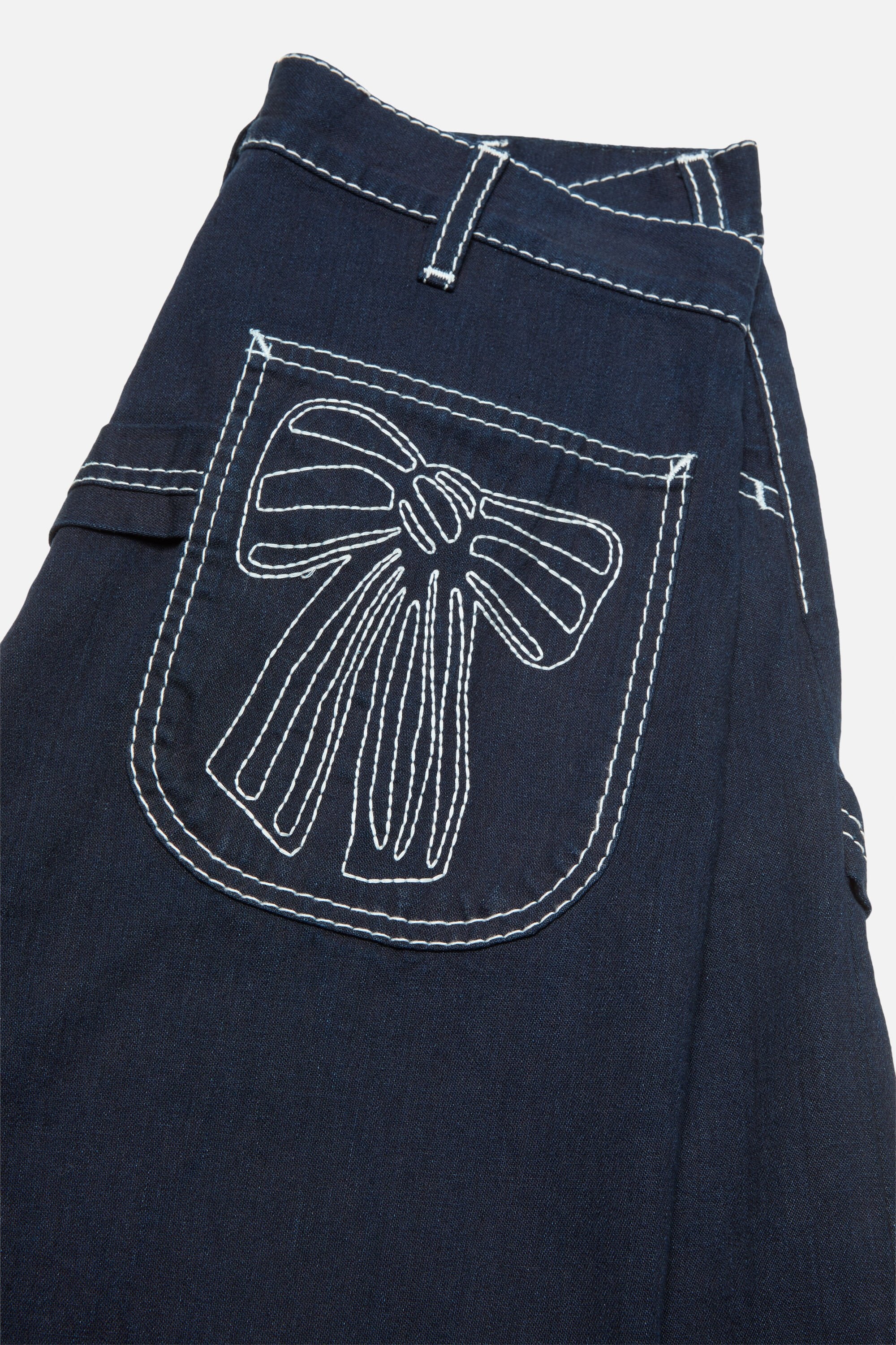 Indigo denim trousers - Indigo blue - 5
