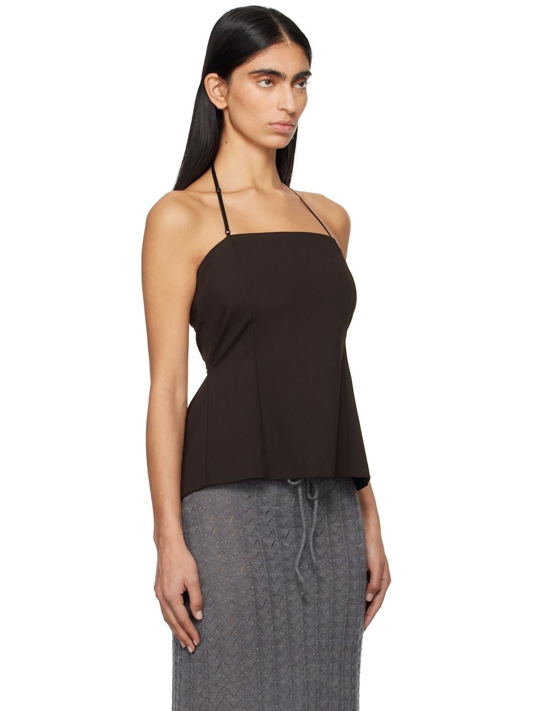 Brown Aire Top - 2