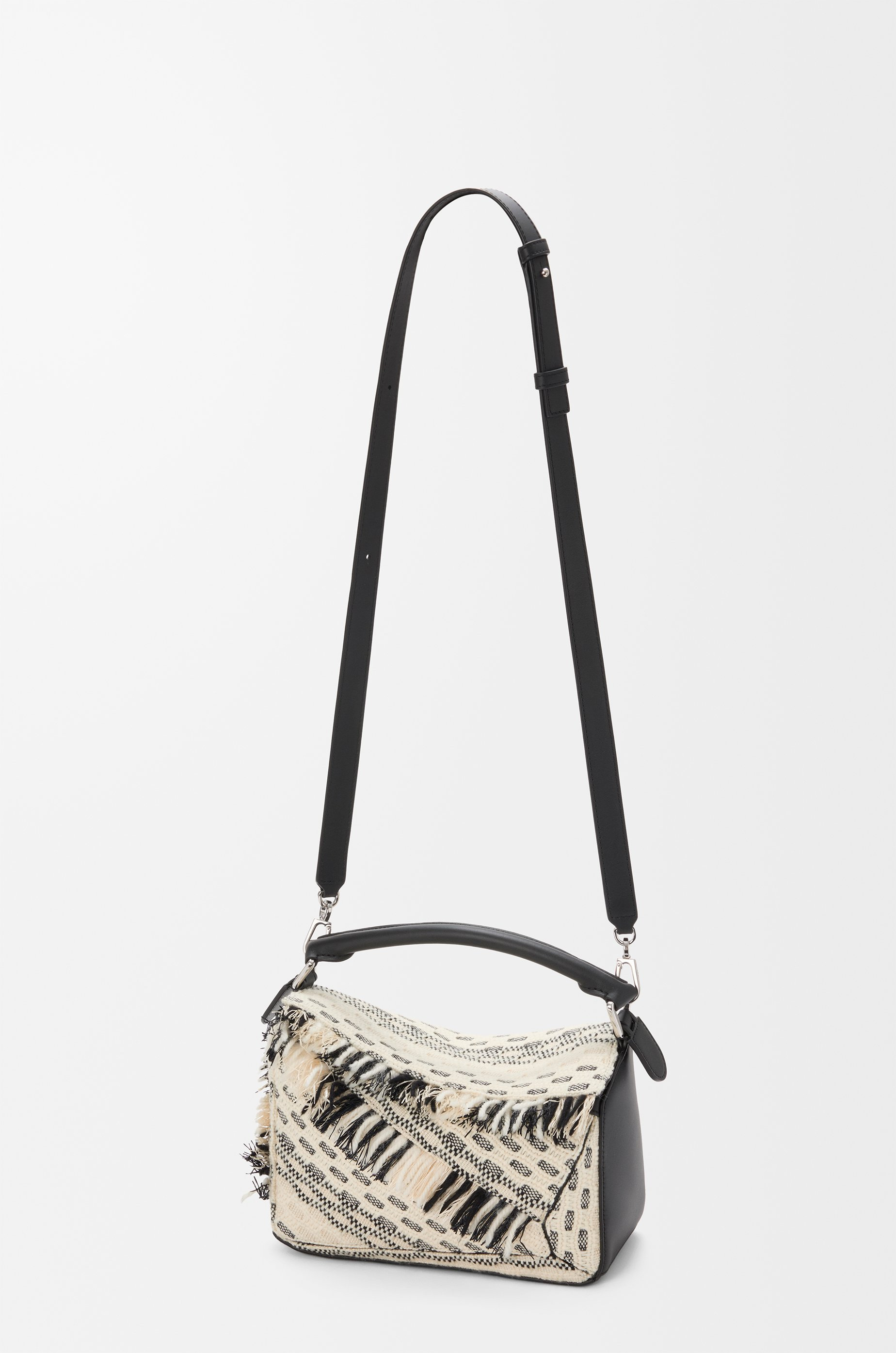 Small Puzzle bag in woven textile - 8