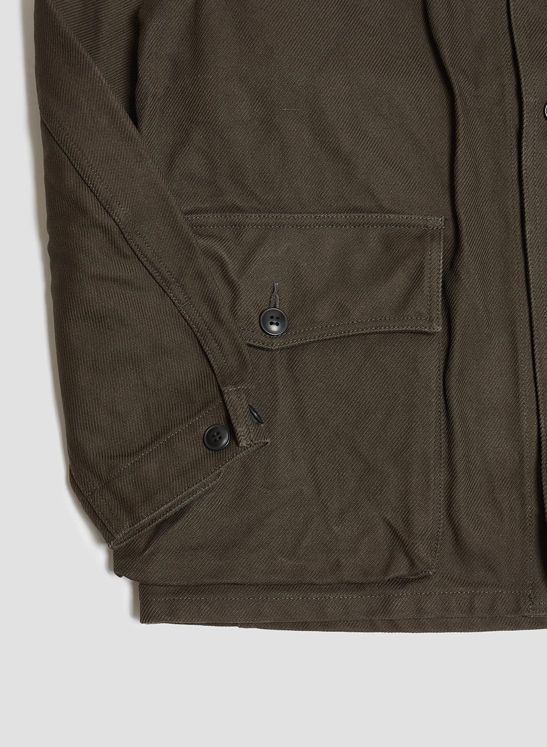 FOB Factory Hunting Jacket Washed Brown - 5