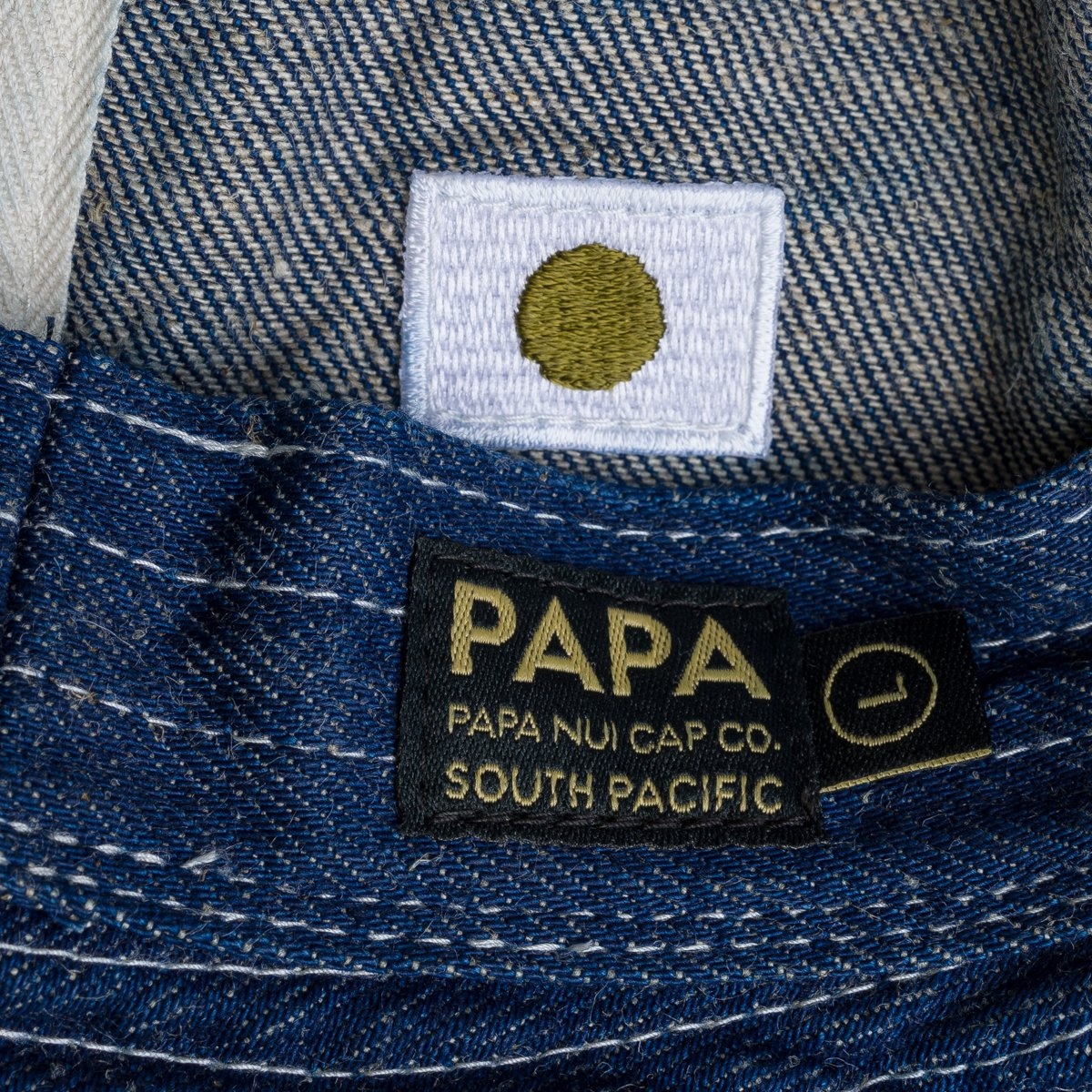 PN-0062 Papa Nui - Army Denim Hat - Indigo - 2