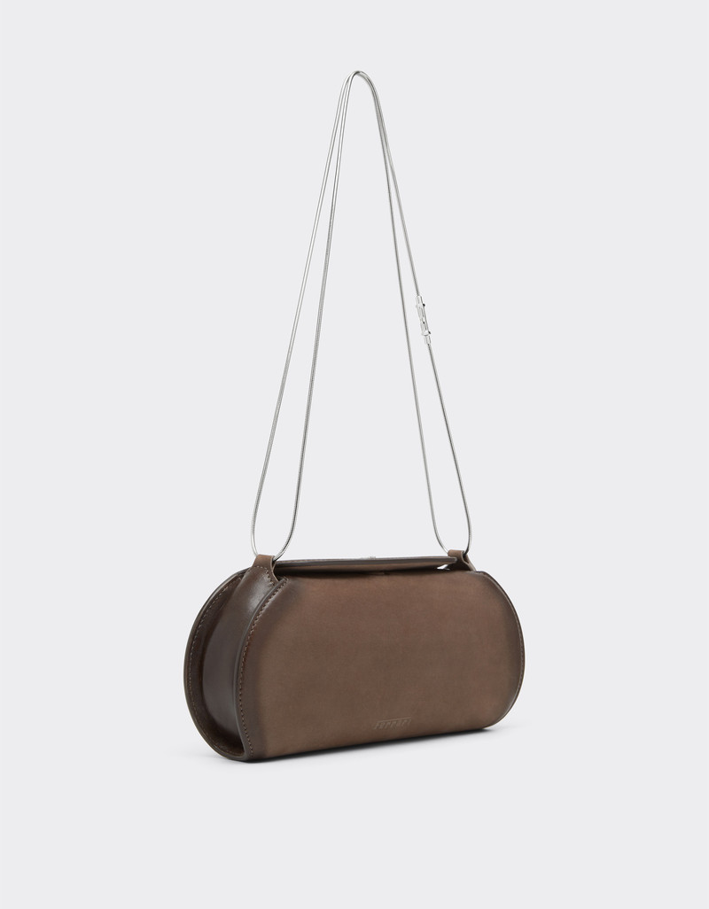 Ferrari Dino wallet in shaded nubuck with shoulder strap 3