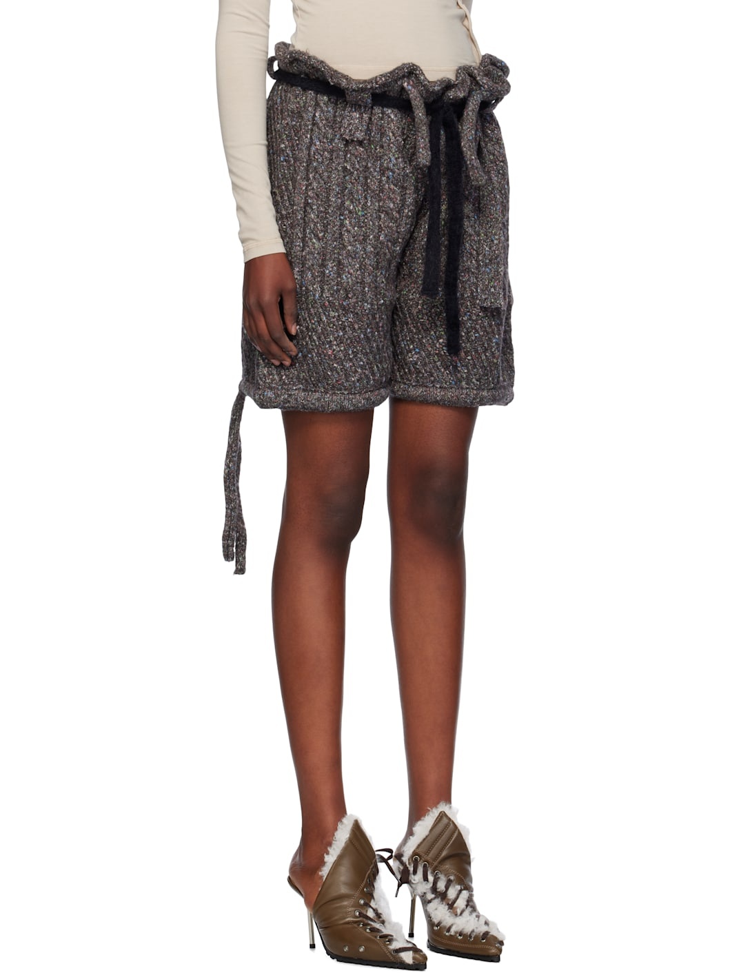 Multicolor Knit Shorts - 2