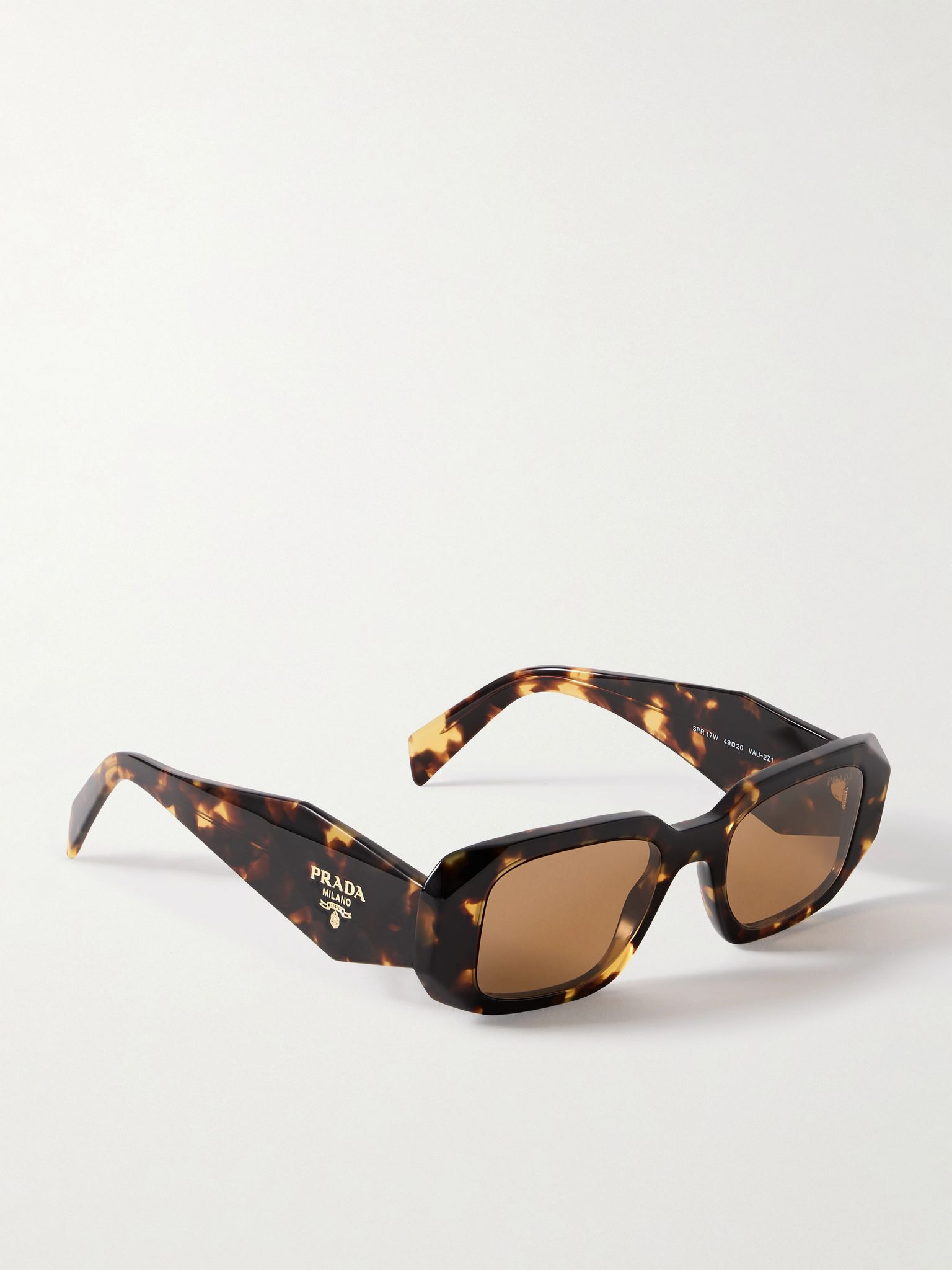 Square-frame tortoiseshell acetate sunglasses Tortoiseshell - 3