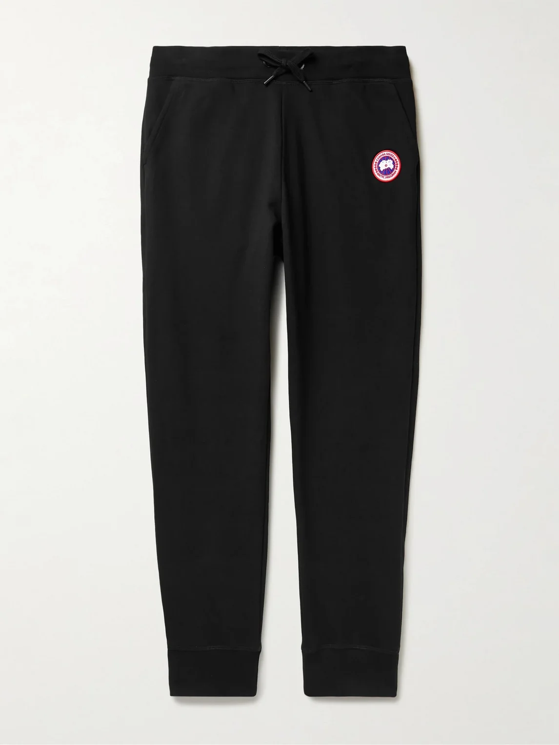 Huron Tapered Logo-Appliquéd Cotton-Jersey Sweatpants - 1