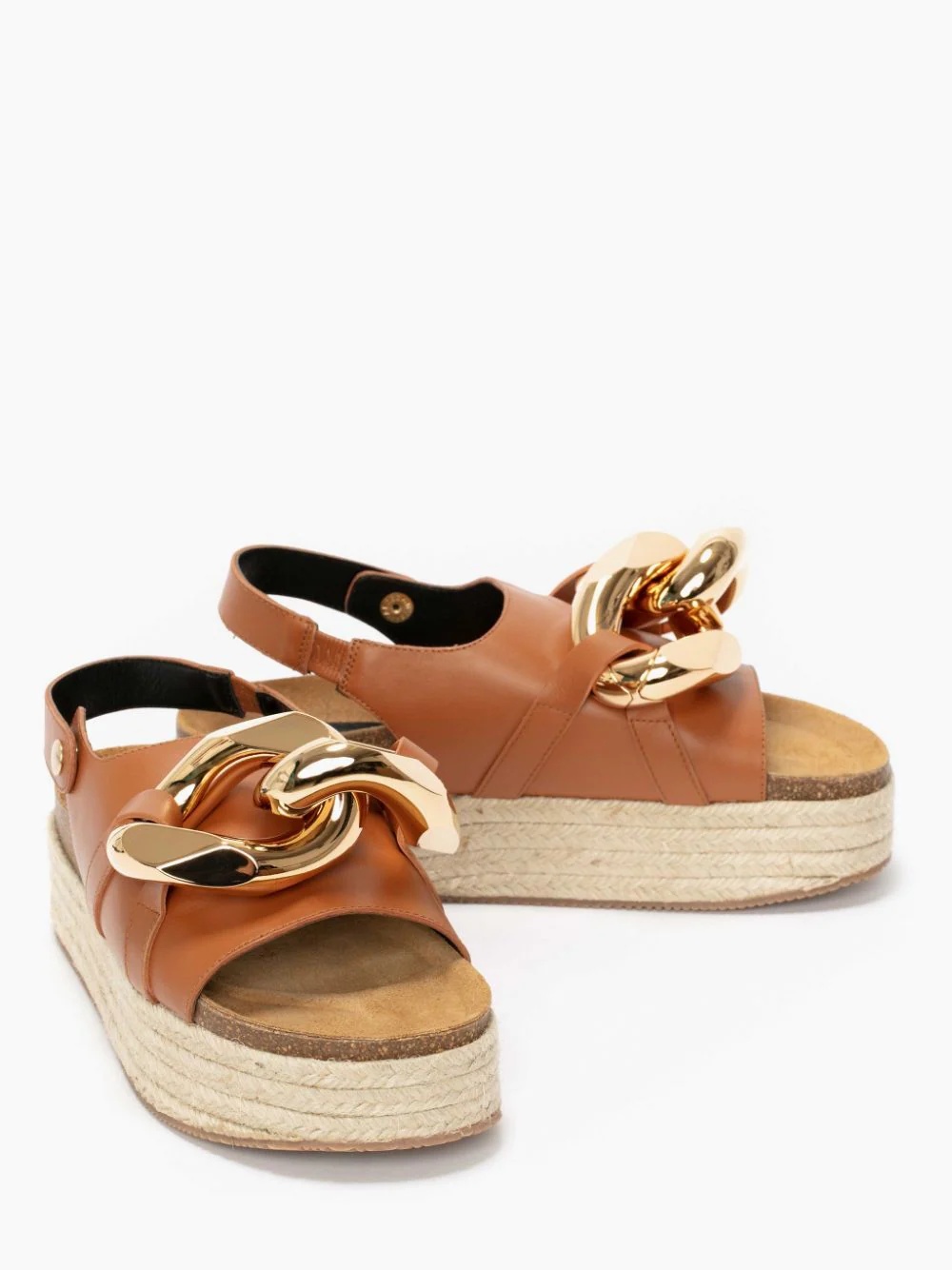WOMEN'S CHAIN PLATFORM SANDALS - 2