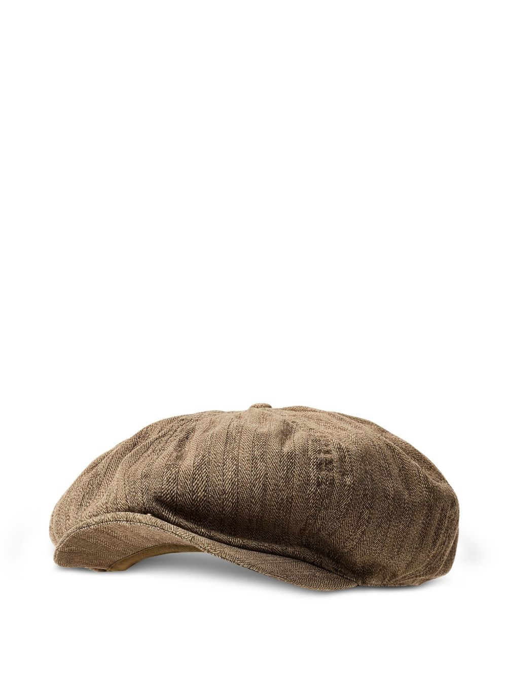 striped baker boy cap - 1