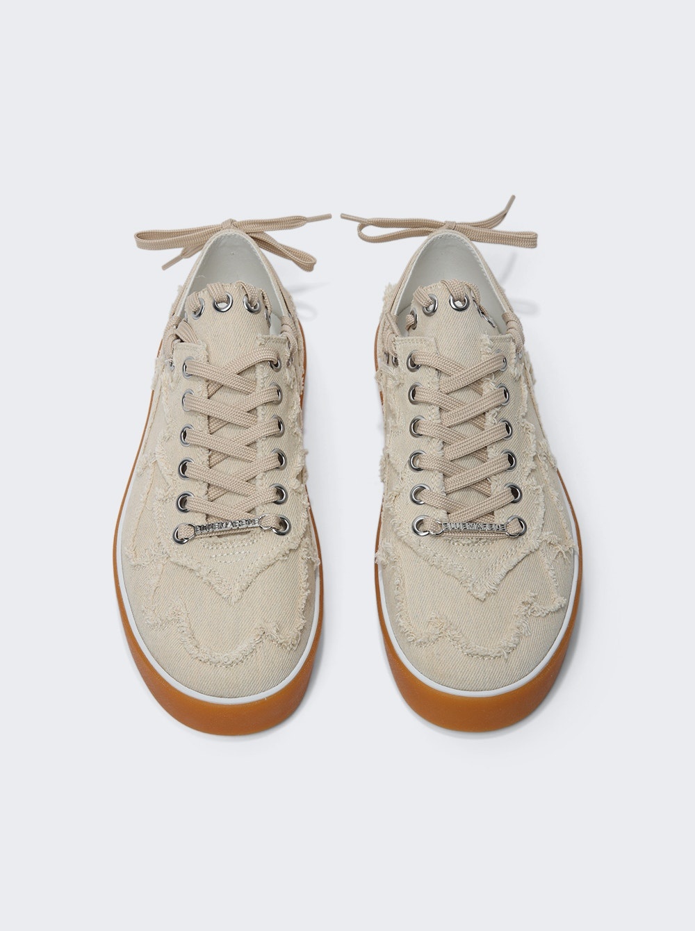 Kellys Twill Sneakers Cream - 4