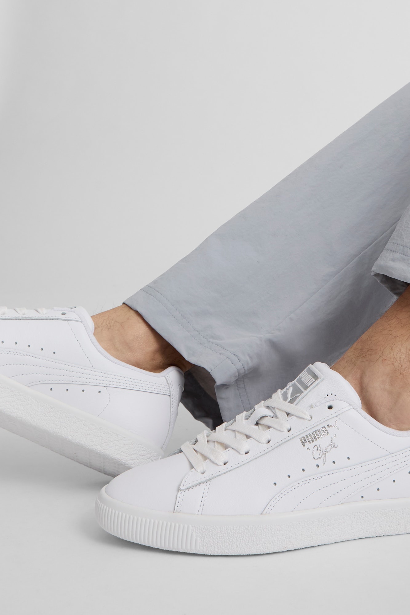 Foil Puma Clyde All White PUMA Clyde Core Foil Men's Sneakers