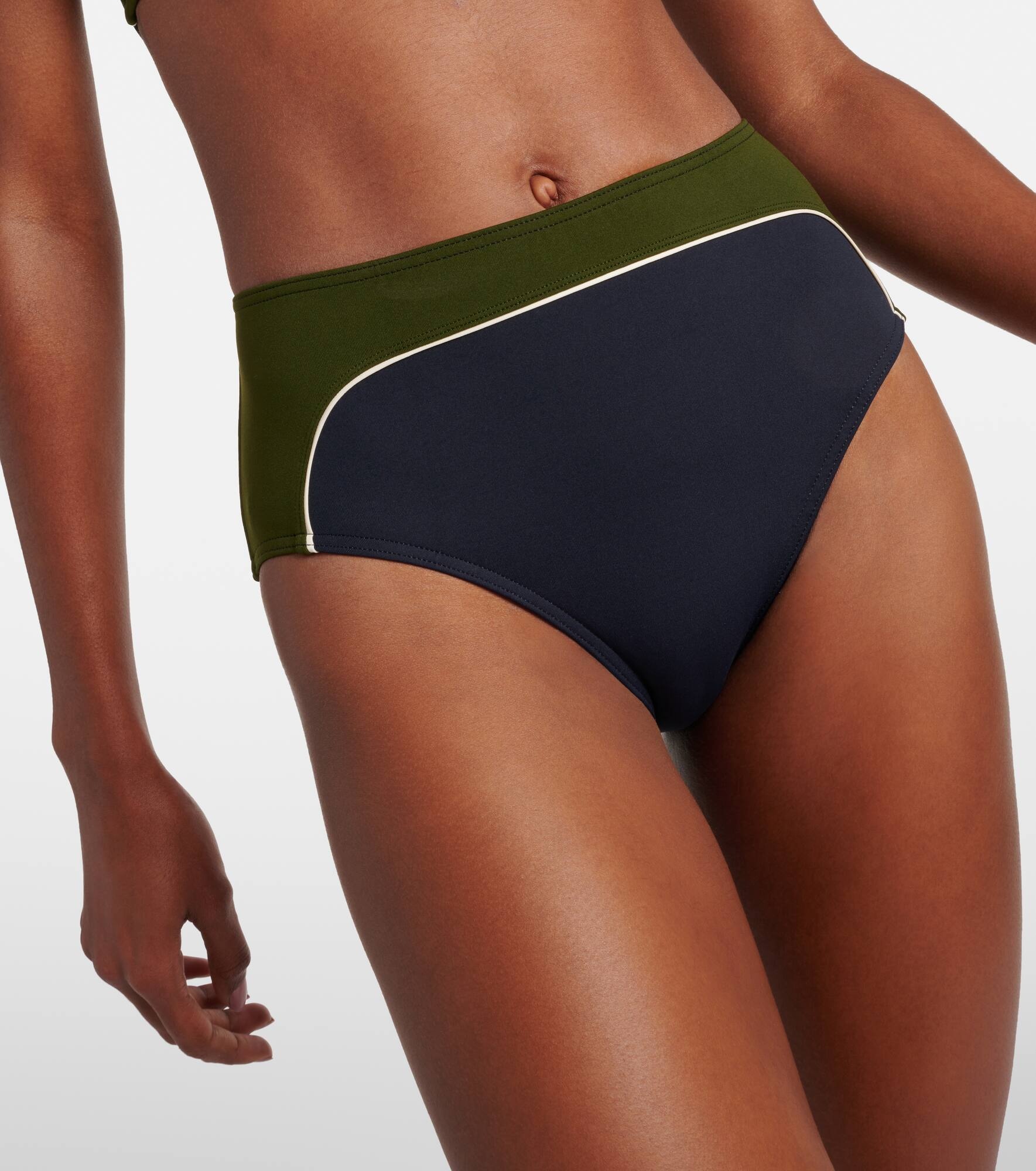 Colorblocked bikini bottoms - 4