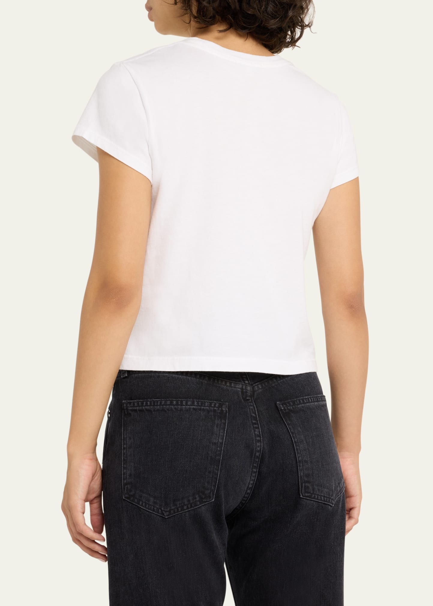 Adine Cropped Short Sleeve Tee - 3