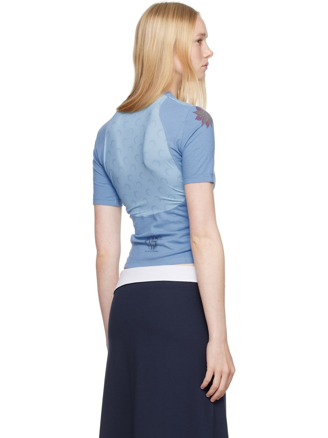 Blue Regenerated Graphic Baby Fit T-shirt - 3
