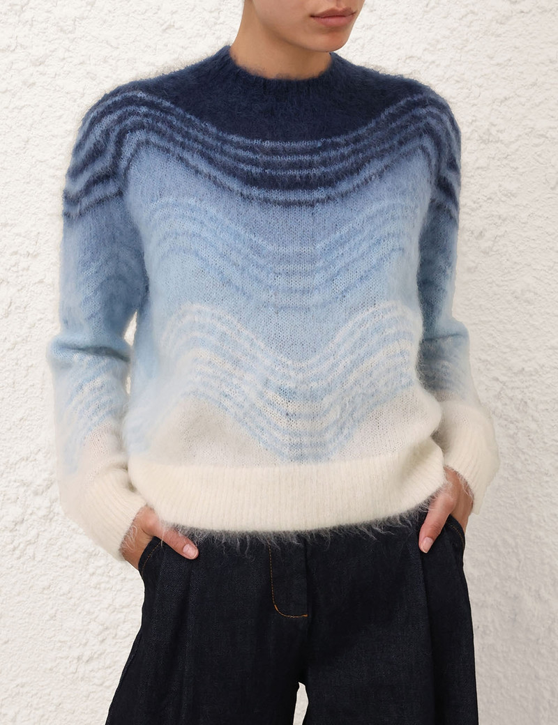 Zimmermann REBELLION WAVE SWEATER outlook