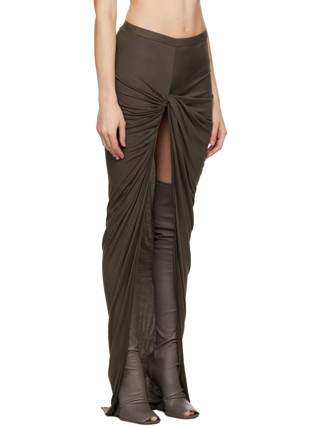 Taupe Porterville Twist EDFU Maxi Skirt - 2