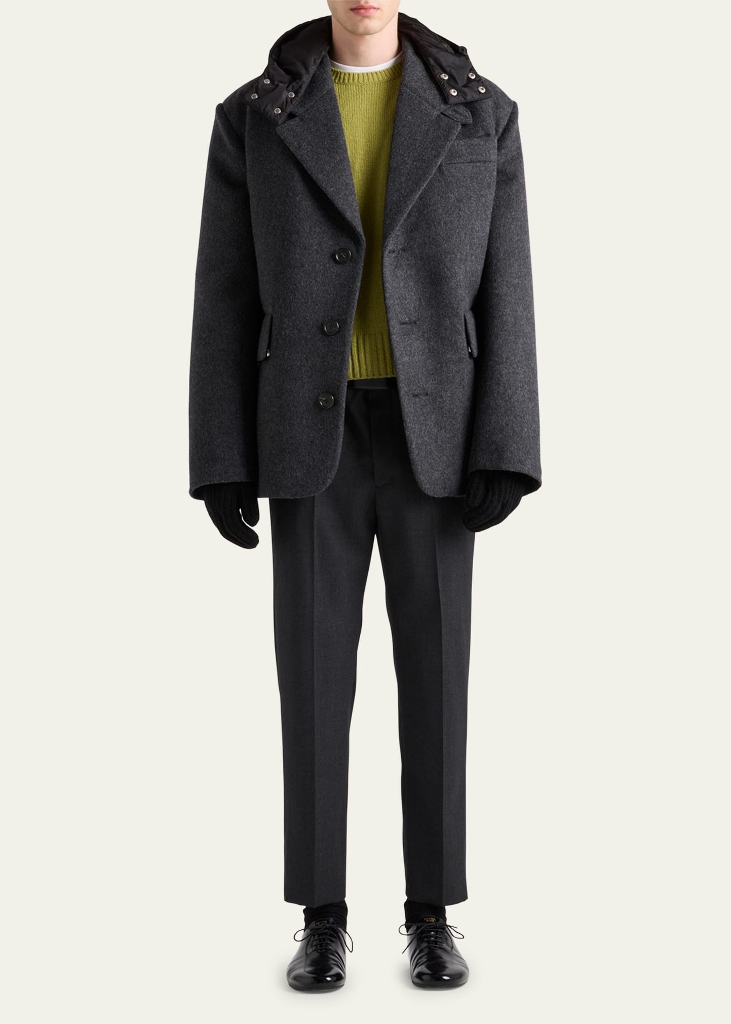 Men's Wool Gabardine Pants - 2
