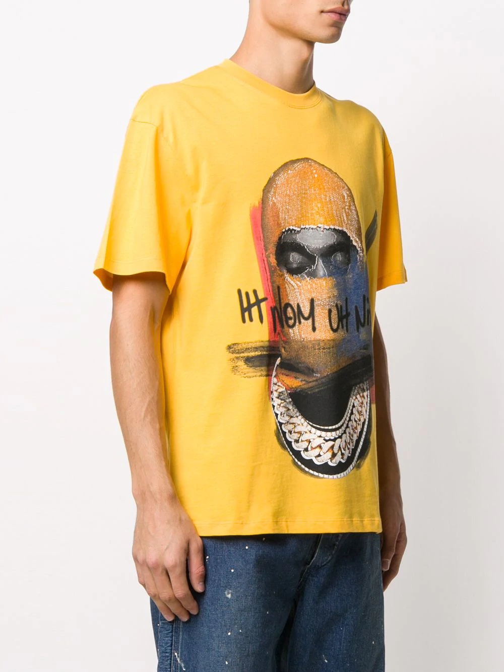 graphic-print boxy T-shirt  - 4