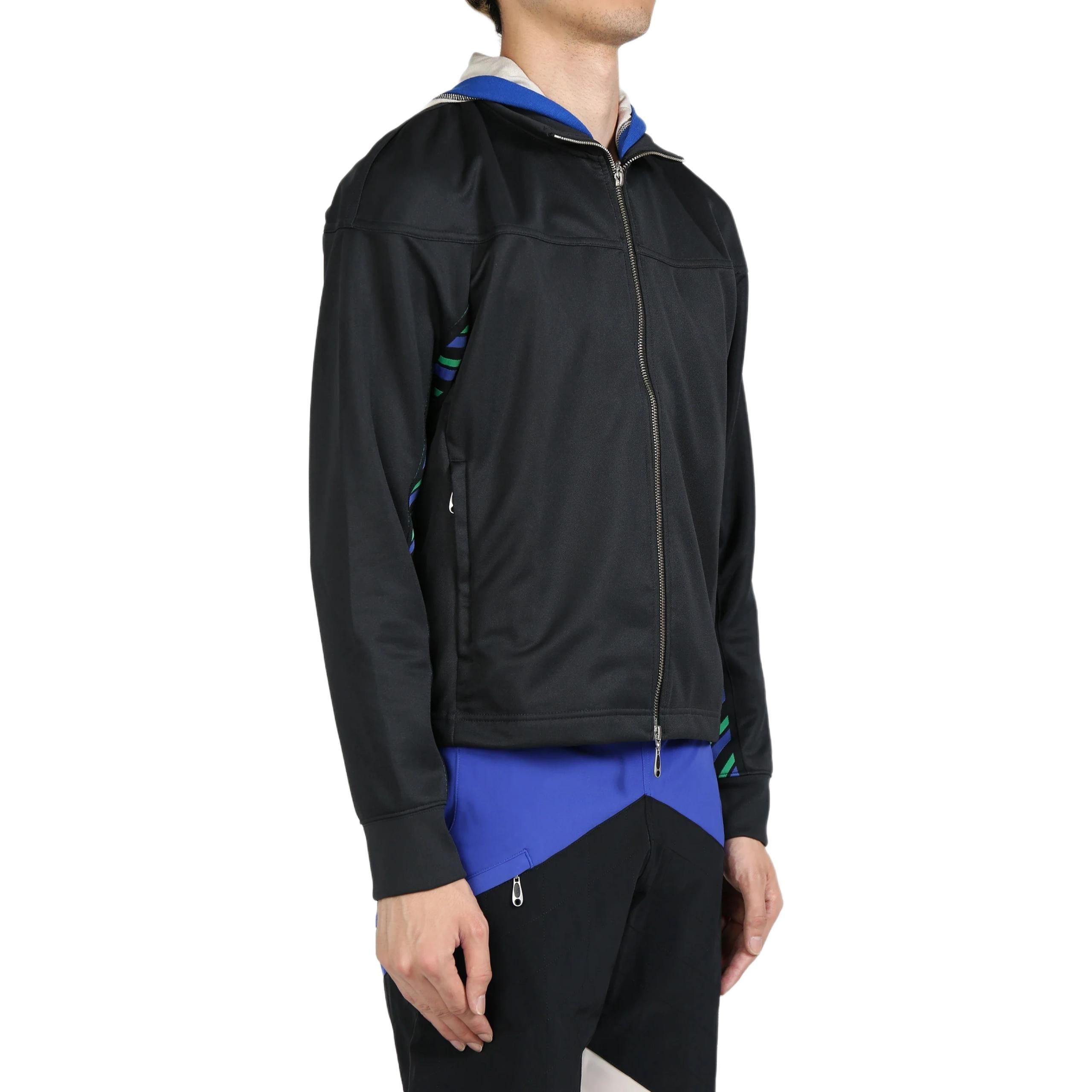 ASICS x Kiko Kostadinov Novalis Track Jacket 'Black Blue' 2203A295-001 - 3