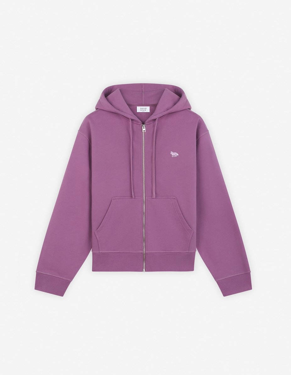 BABY FOX PATCH ZIPPED HOODIE - 1