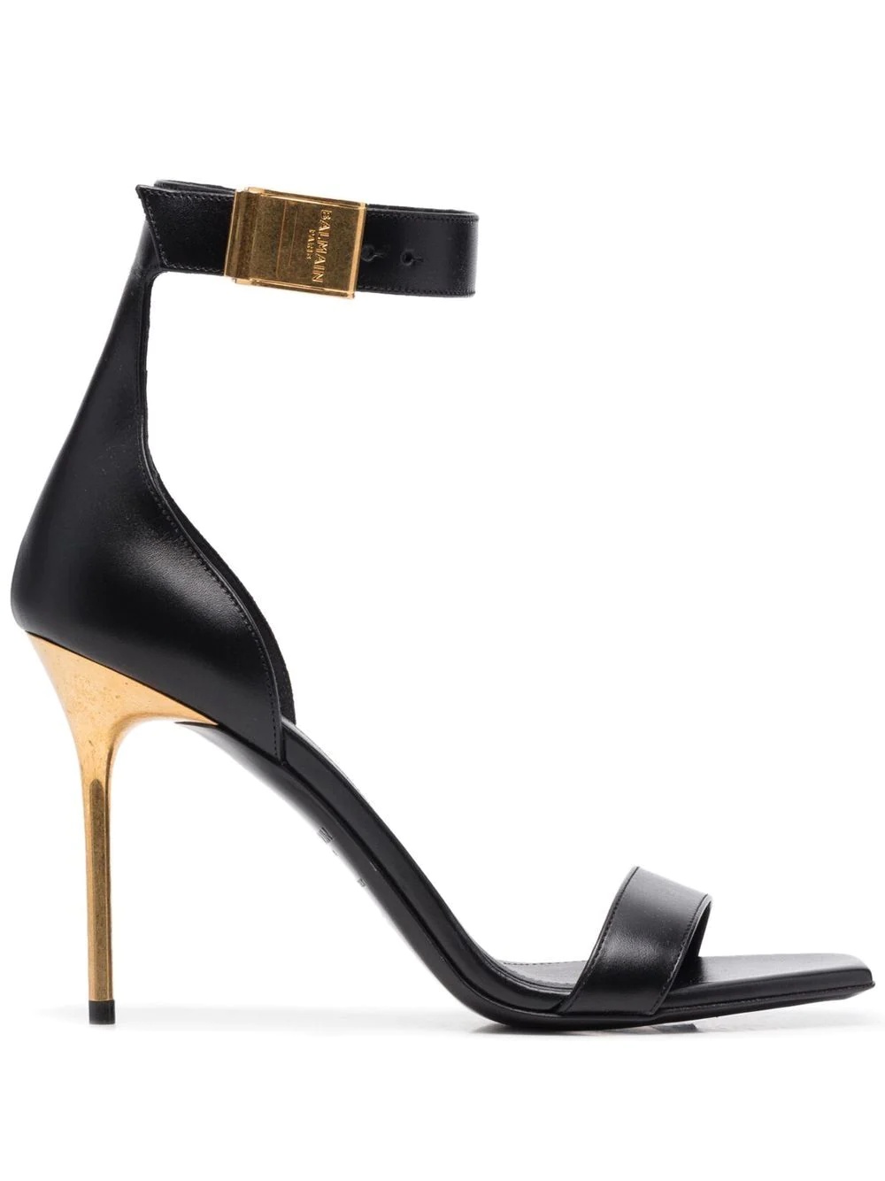 logo-buckle 95mm pumps - 1
