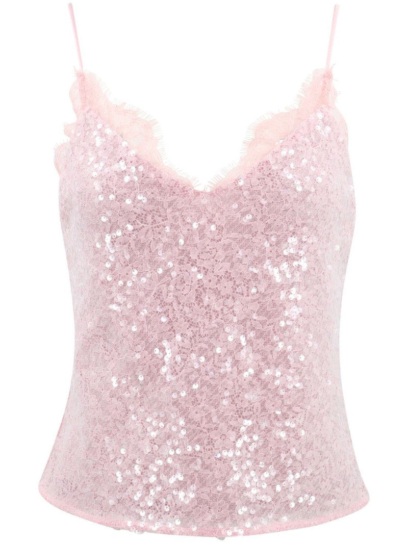 Keiza sequinned tank top 1