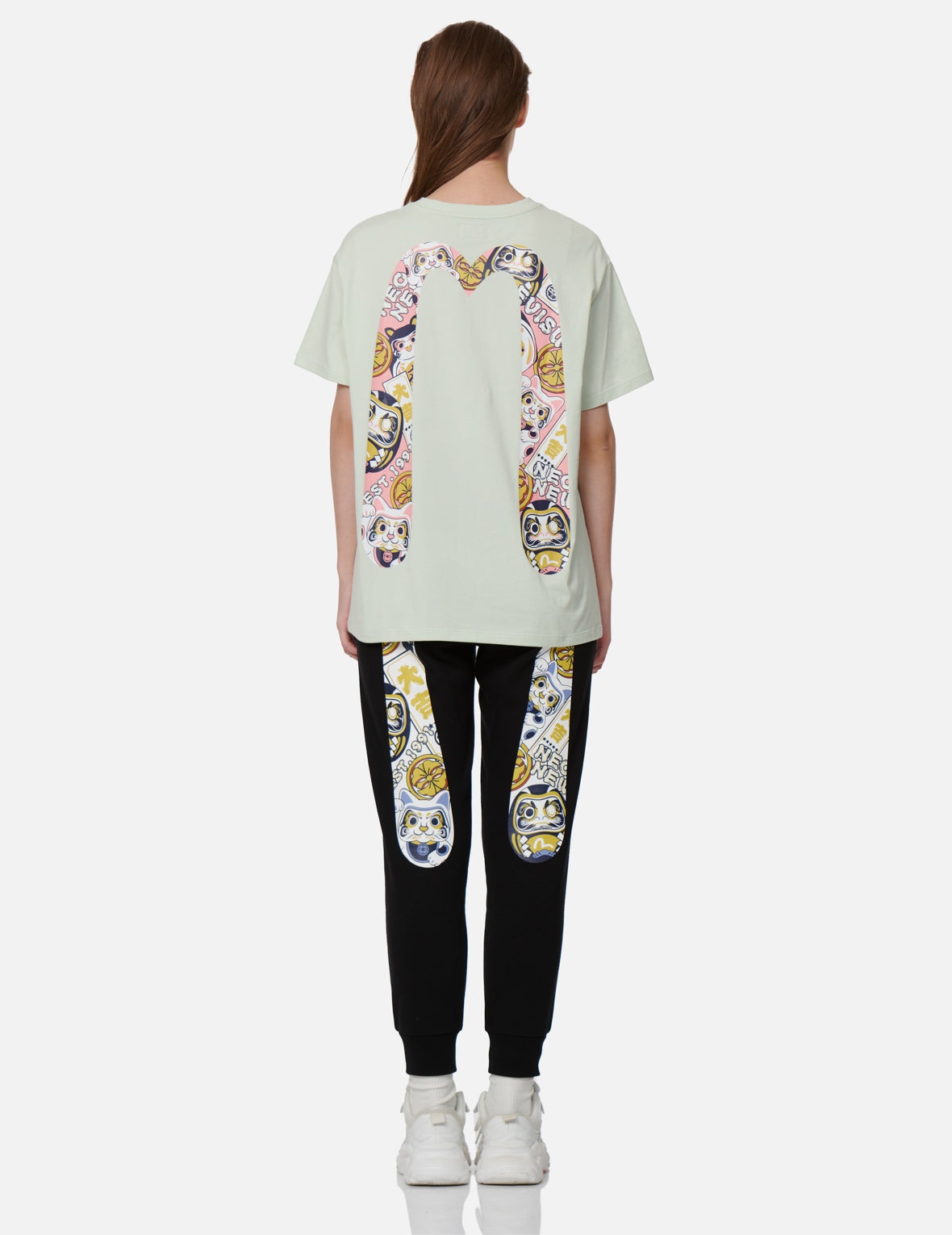 EVISU Squad Daicock Print T-shirt - 5