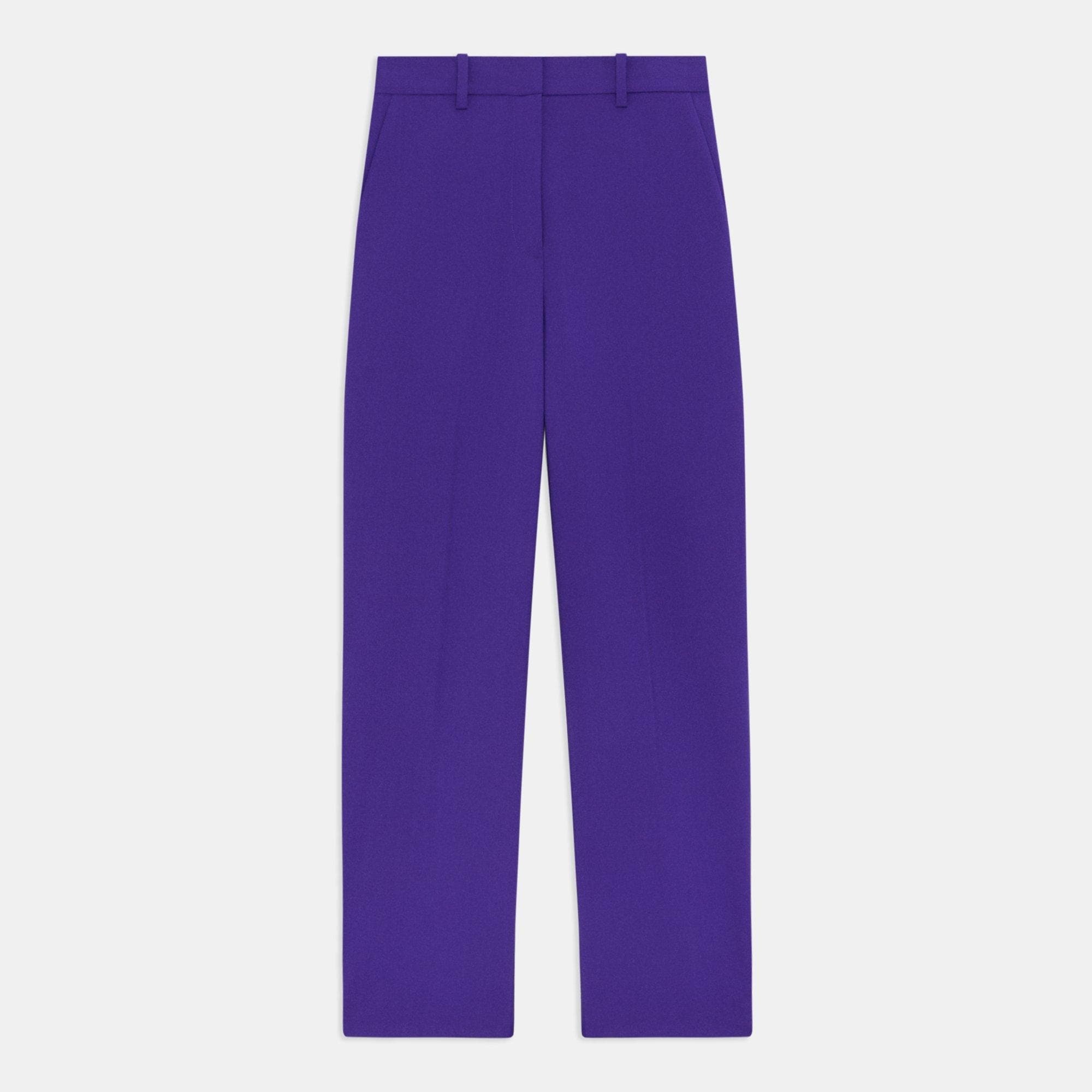 High-Waist Straight-Leg Pant in Good Wool - 1