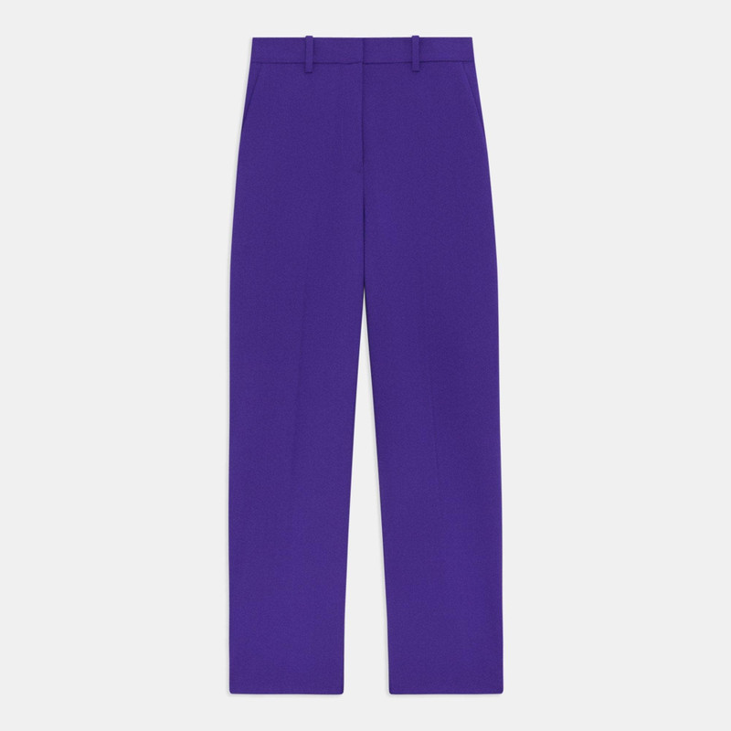 High-Waist Straight-Leg Pant in Good Wool 1