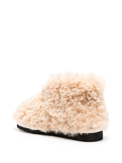 STAND STUDIO Ryder faux-shearling ankle boots outlook