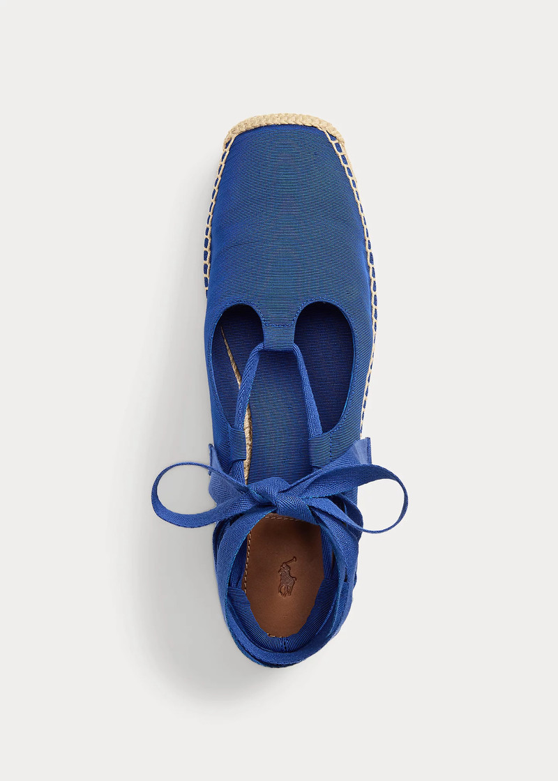 Grosgrain Lace-Up Espadrille 4