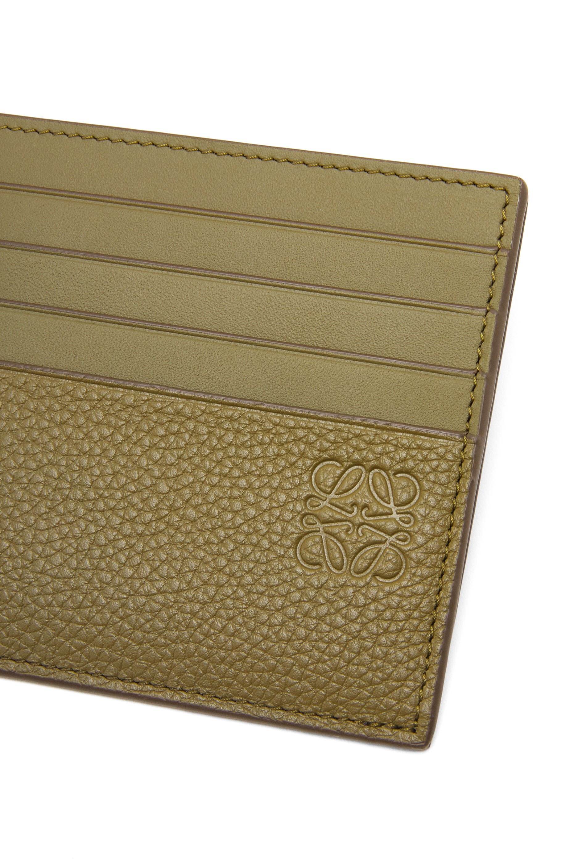 Open cardholder in soft grained calfskin - 4