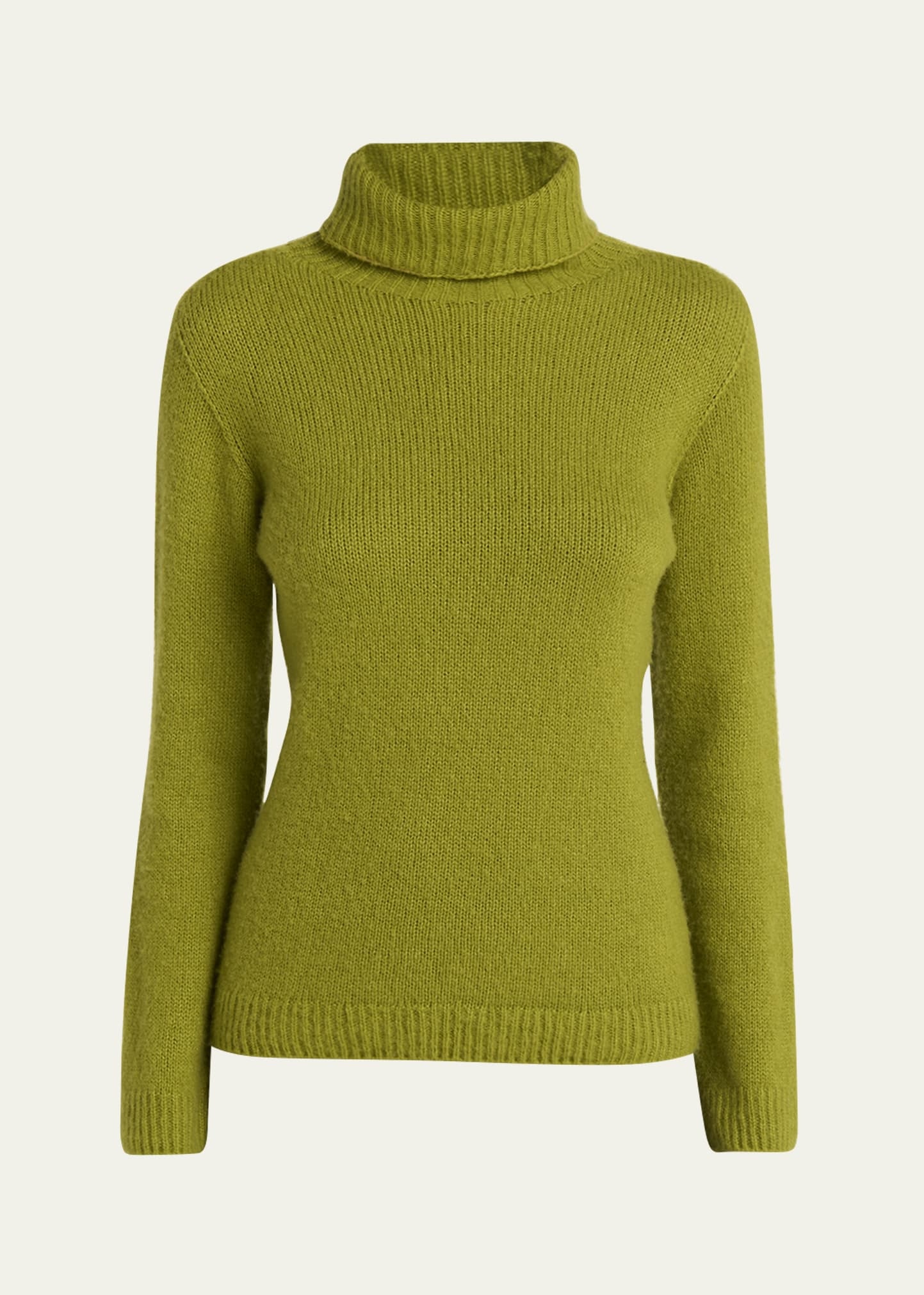 Cashmere-Silk Turtleneck Sweater - 1