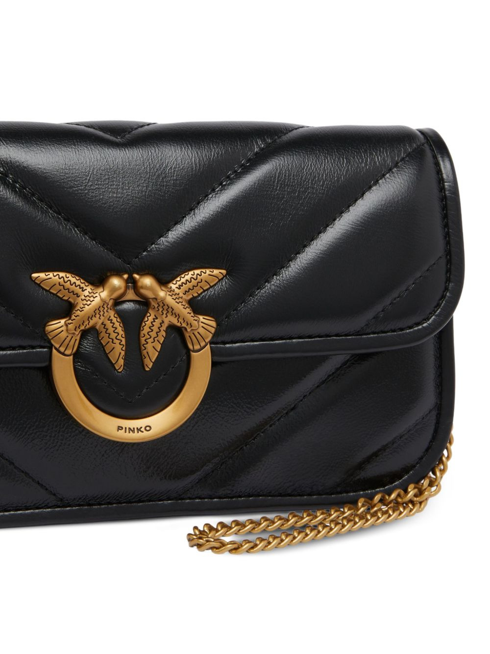 Love Bird-buckle shoulder bag - 3