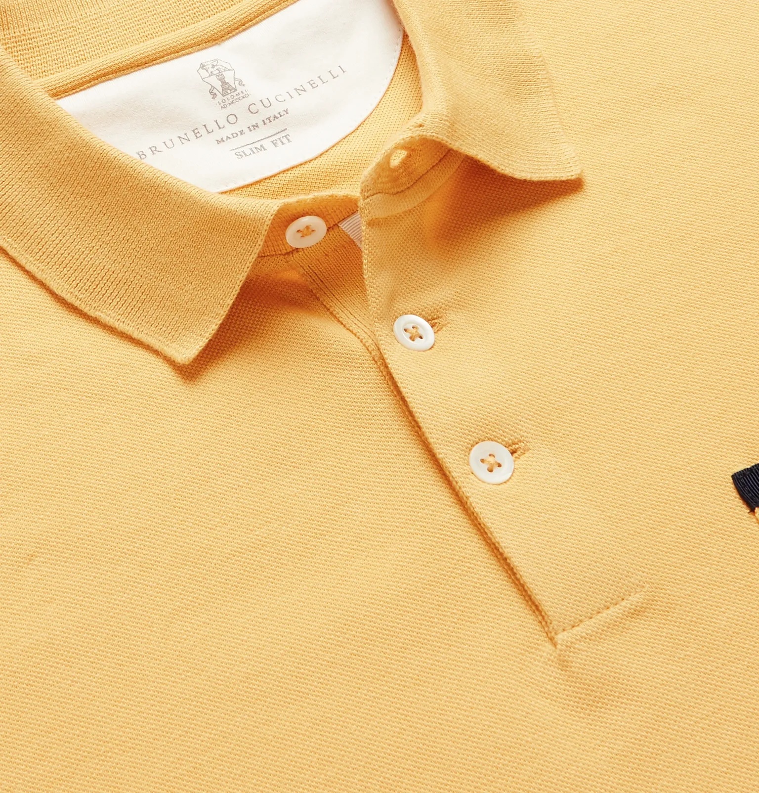 Slim-Fit Grosgrain-Trimmed Cotton-Piqué Polo Shirt - 15