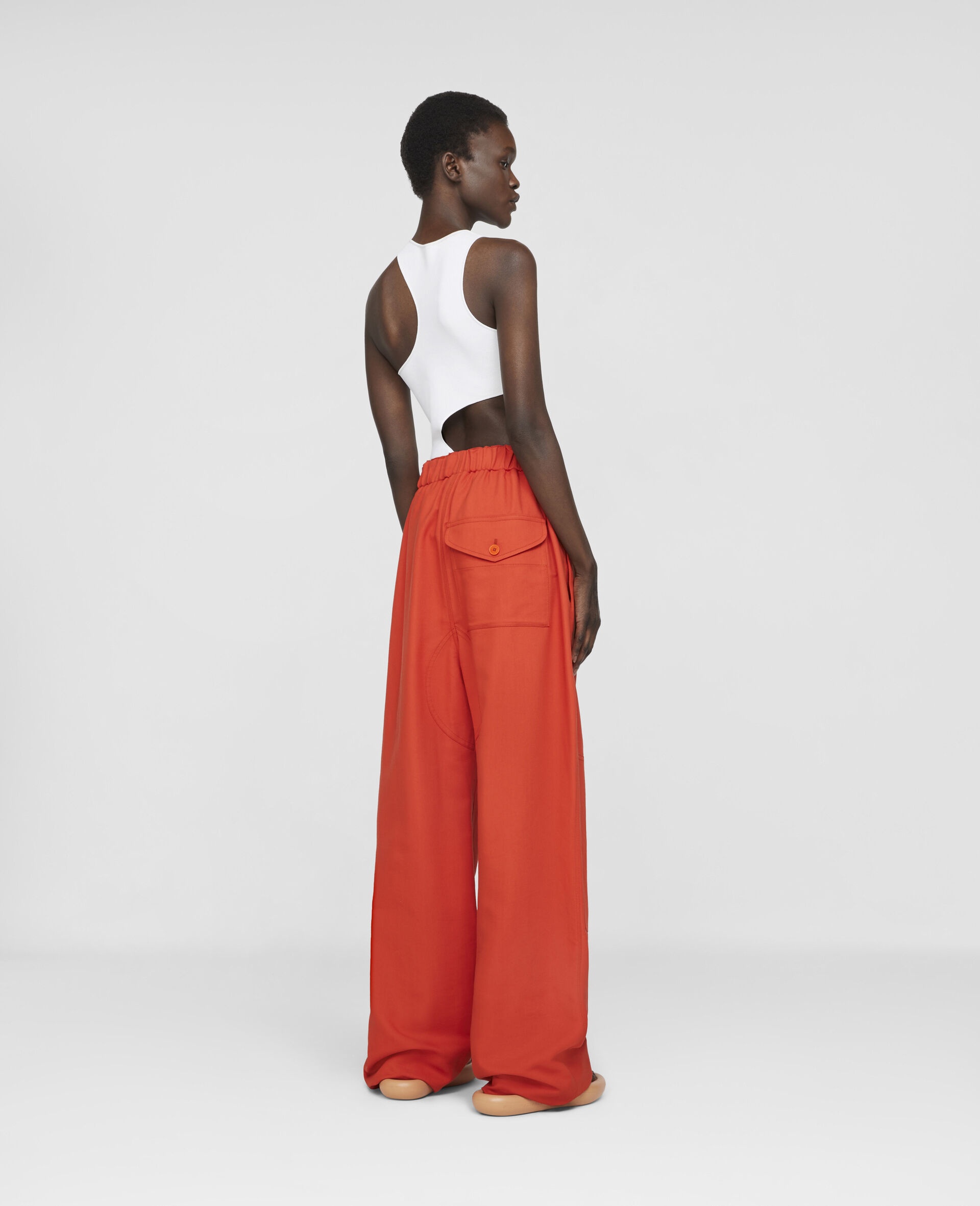 Twill Belted Cargo Pants - 3