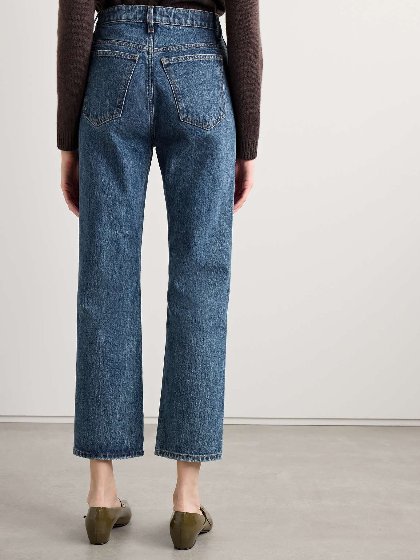 Abigail cropped high-rise straight-leg jeans - 4