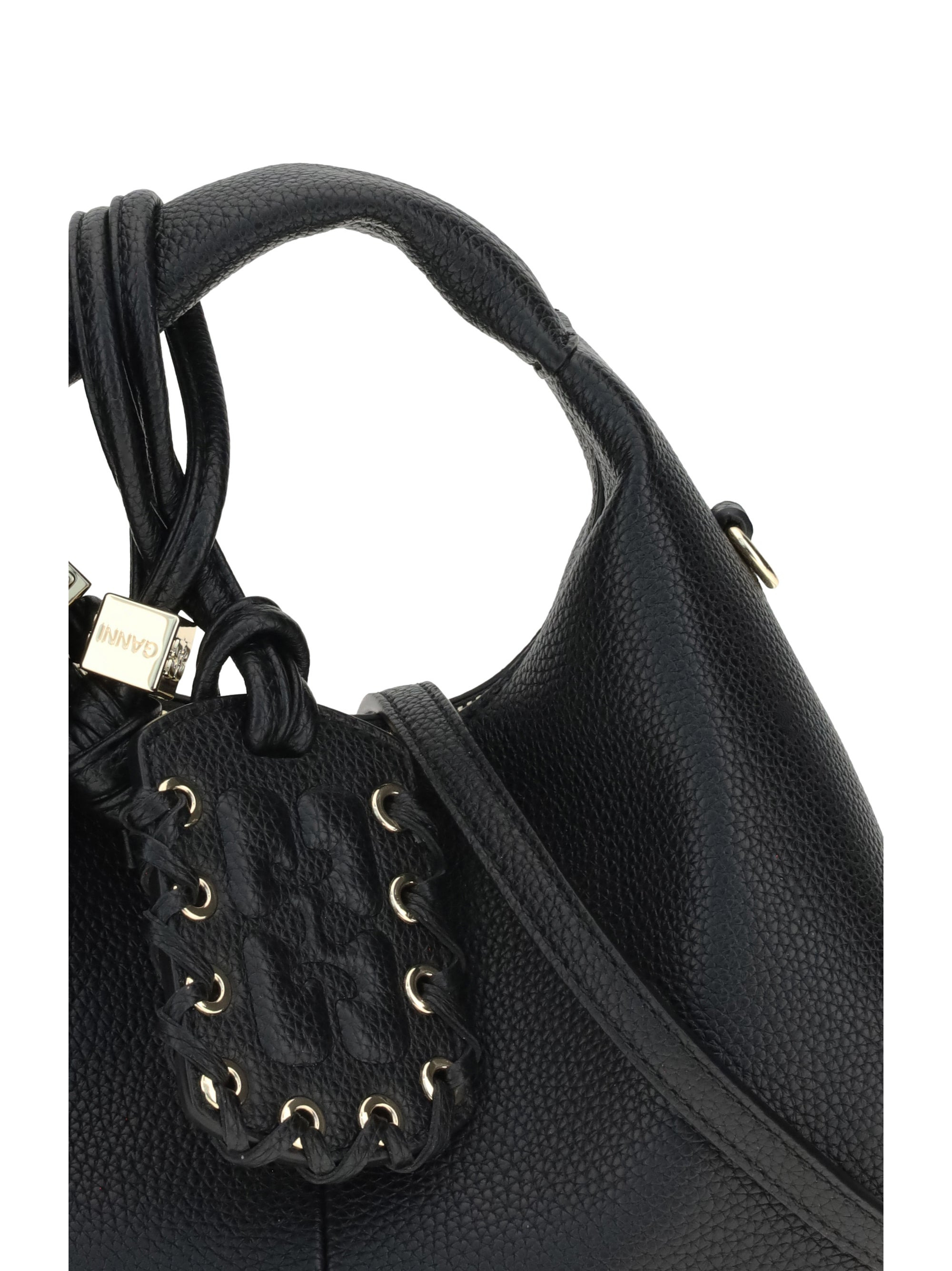 Ganni Women Hobo Mini Grained - 4