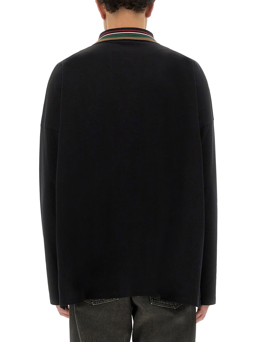 Long-Sleeved Polo Shirt - 3